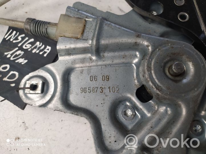 Opel Insignia A Mécanisme de lève-vitre avec moteur 13302457
