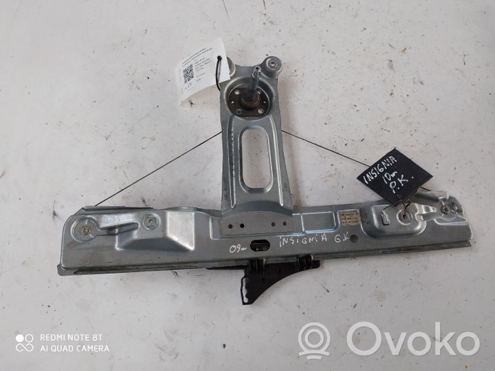 Opel Insignia A Mechaninis priekinio lango pakėlimo mechanizmas 13227840