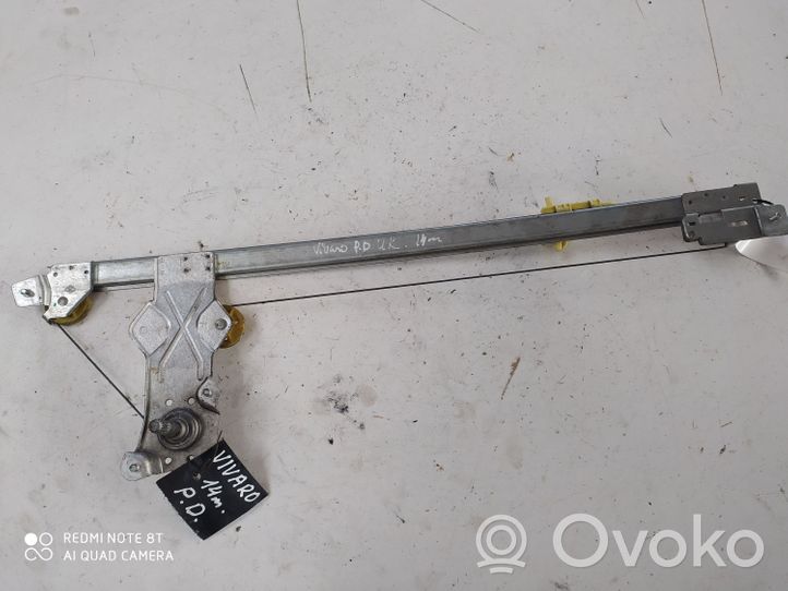 Opel Vivaro Mechaninis priekinio lango pakėlimo mechanizmas 541613212