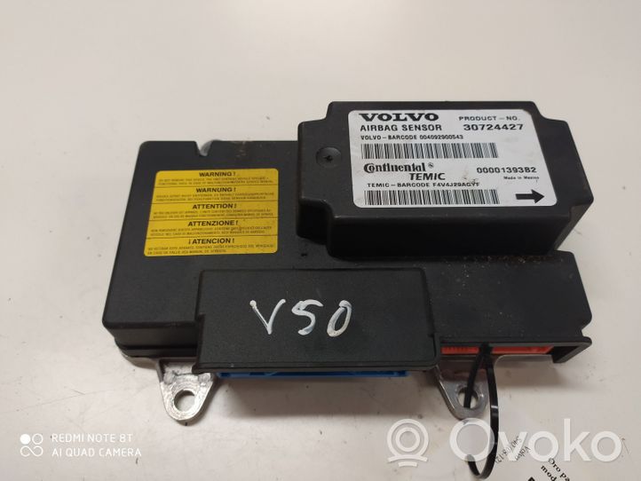 Volvo S40 Module de contrôle airbag 30724427