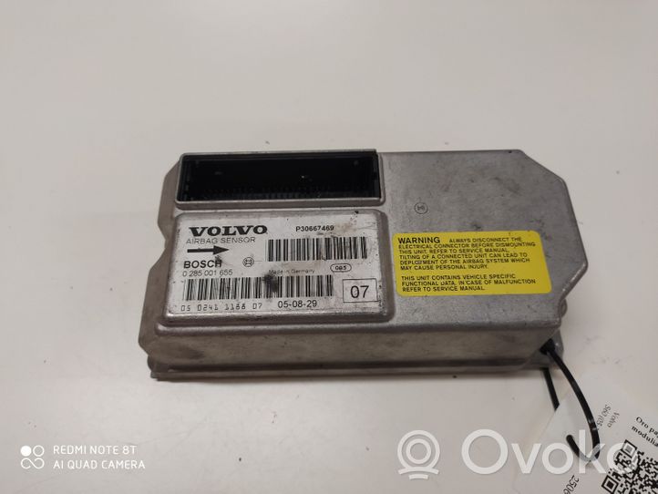 Volvo S60 Sterownik / Moduł Airbag 0285001655