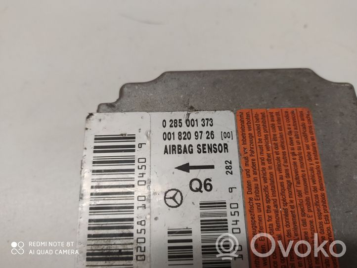 Mercedes-Benz C W203 Sterownik / Moduł Airbag 0285001373