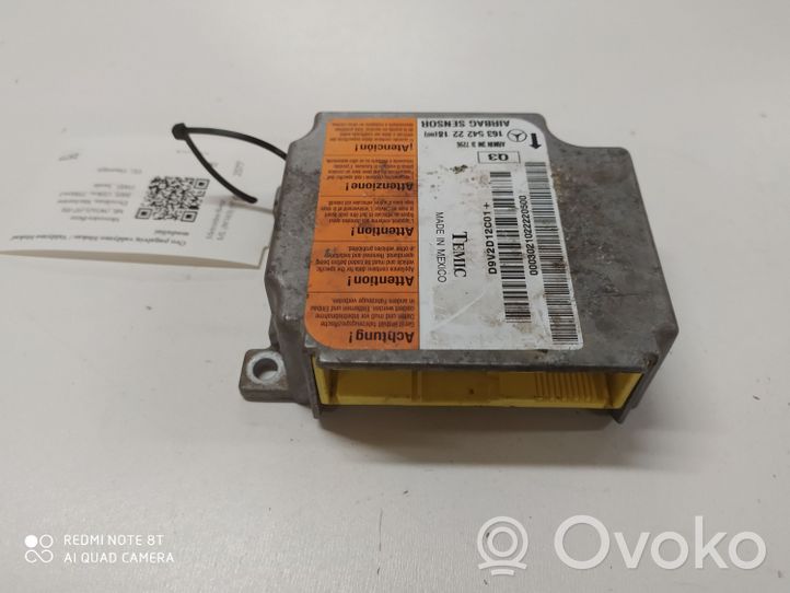 Mercedes-Benz ML W163 Oro pagalvių valdymo blokas 1635422218