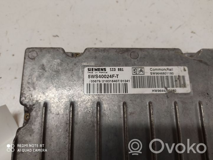 Peugeot 406 Sterownik / Moduł ECU 5WS40024FT