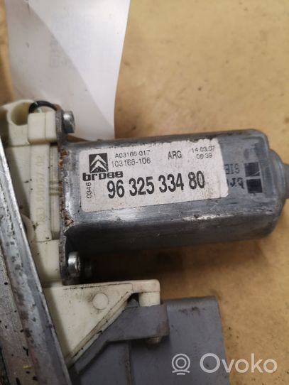 Citroen C3 Elektryczny podnośnik szyby drzwi tylnych 9632533480