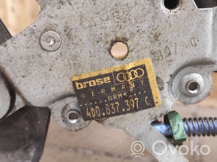 Audi A8 S8 D2 4D Mécanisme de lève-vitre avant sans moteur 4D0837397