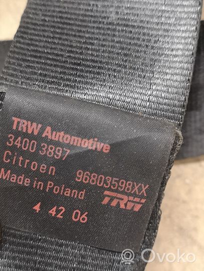 Citroen C3 Pas bezpieczeństwa fotela przedniego 33040326