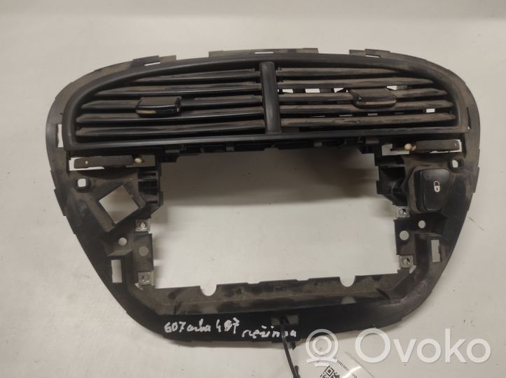 Peugeot 607 Grille d'aération centrale 9648681077