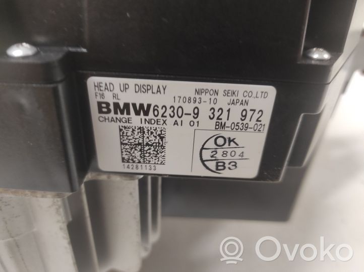 BMW X5 F15 Schermo del visore a sovrimpressione 62309321972