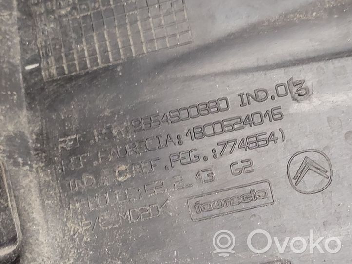 Citroen C4 Grand Picasso Support de pare-chocs arrière 9654500880