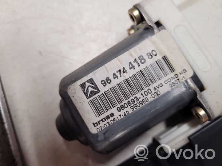 Citroen C4 I Mécanisme de lève-vitre avec moteur 9647441880