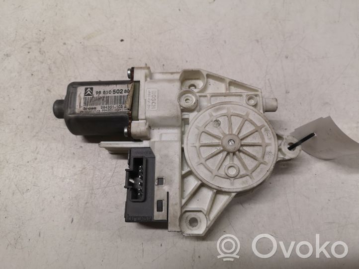 Citroen C6 Rear door window regulator motor 9661050280