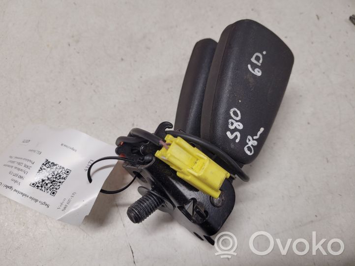 Volvo S80 Boucle de ceinture de sécurité arrière centrale 6841627