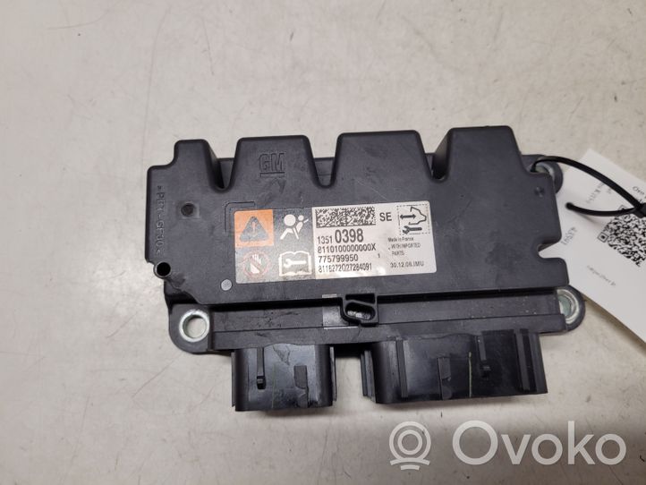 Opel Astra K Module de contrôle airbag 13510398