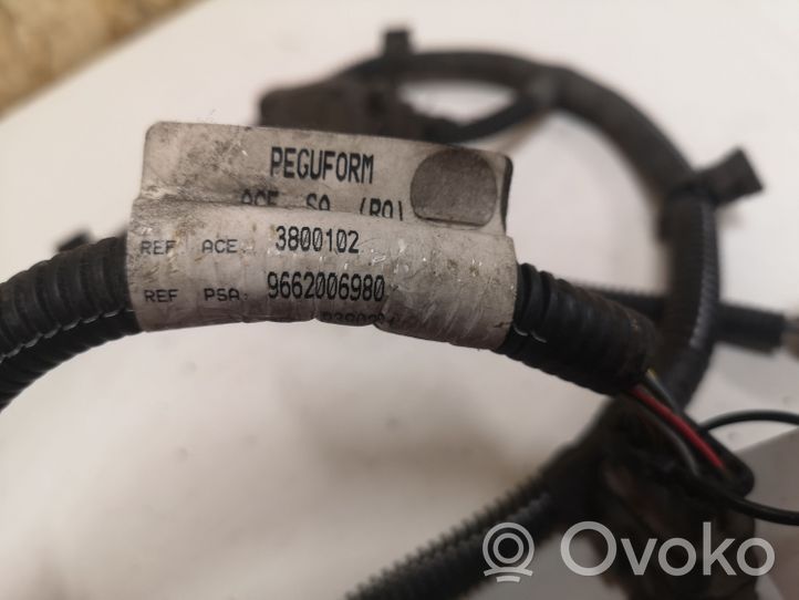 Citroen C4 I Picasso Parking sensor (PDC) wiring loom 3800102