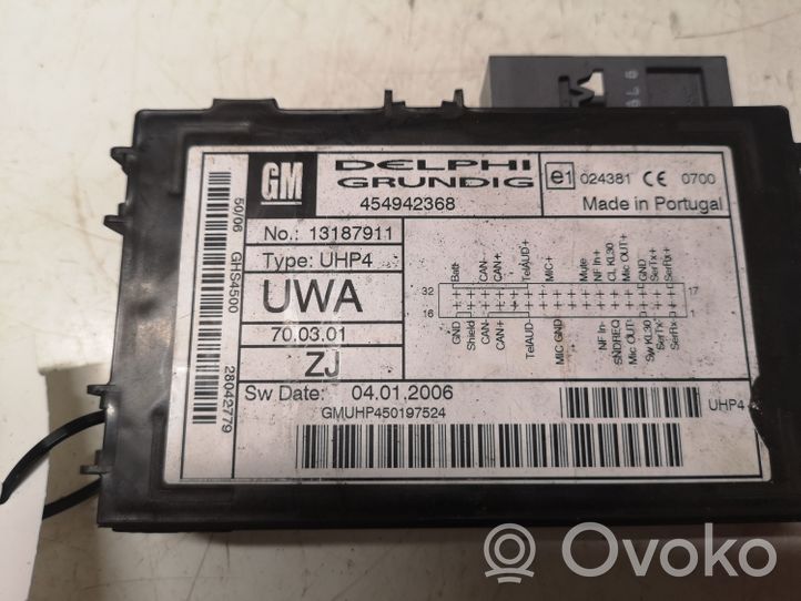 Opel Antara Bluetooth control unit module 454942368