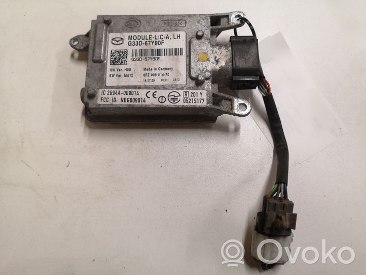 Mazda 6 Capteur radar d'angle mort G33D67Y90F