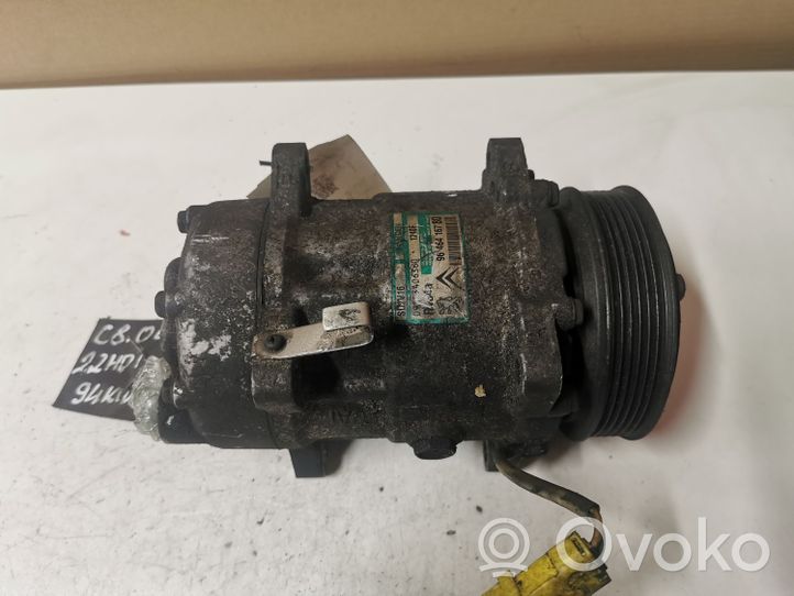 Citroen C8 Compresor (bomba) del aire acondicionado (A/C)) 9646416780