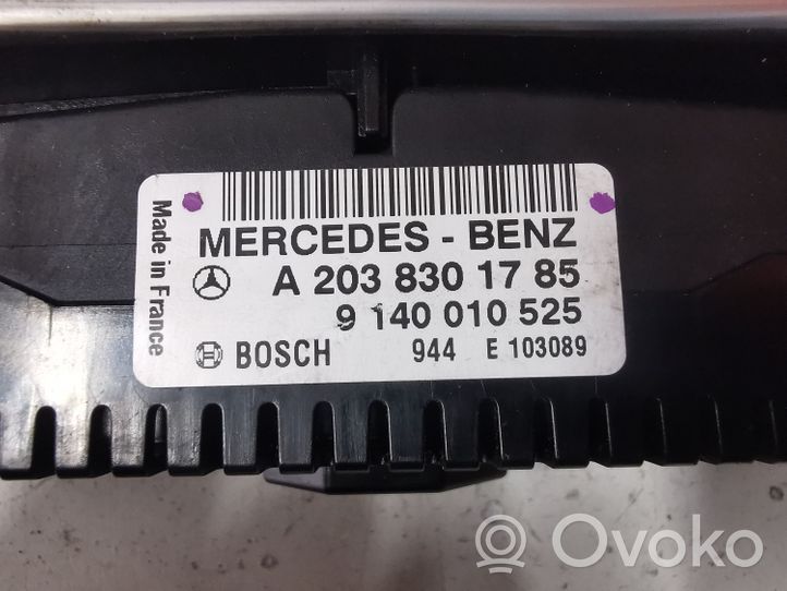 Mercedes-Benz E W212 Unité de contrôle climatique A2038301785
