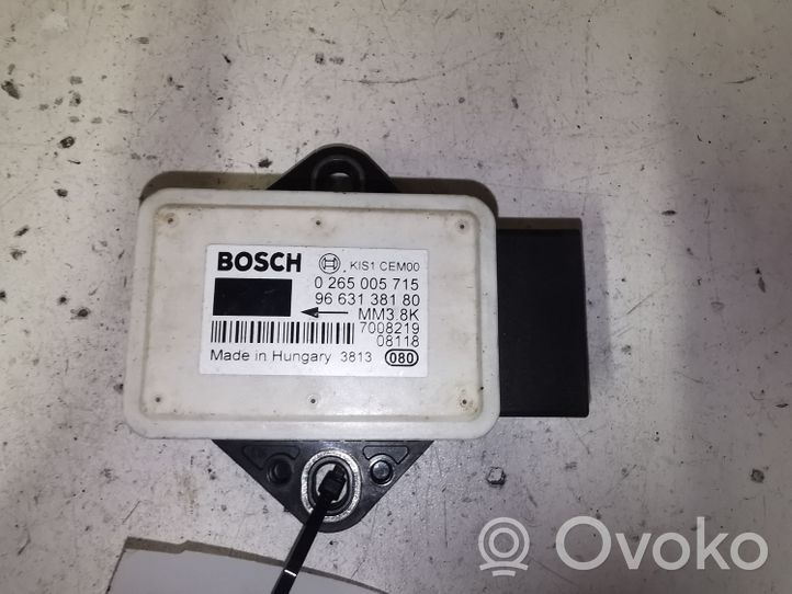 Citroen C4 Grand Picasso Sensore di imbardata accelerazione ESP 0265005715