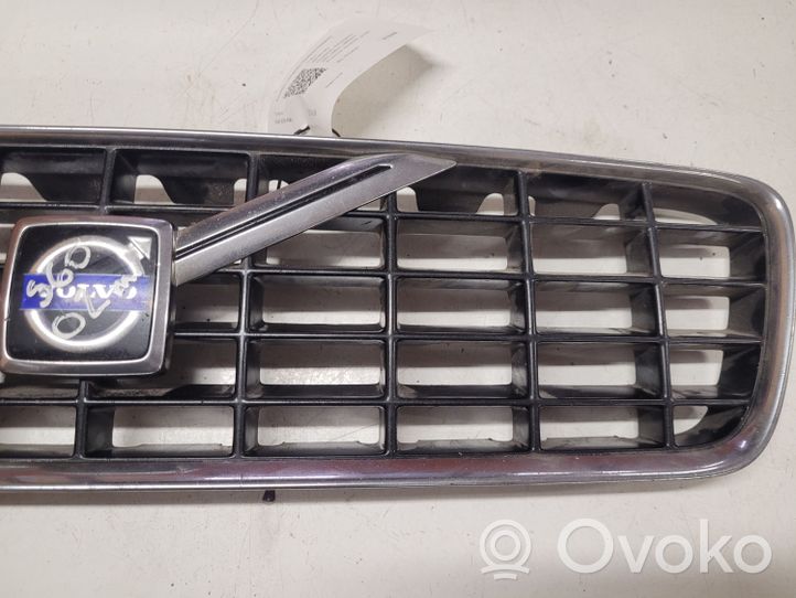 Volvo S60 Grille calandre supérieure de pare-chocs avant 9190740