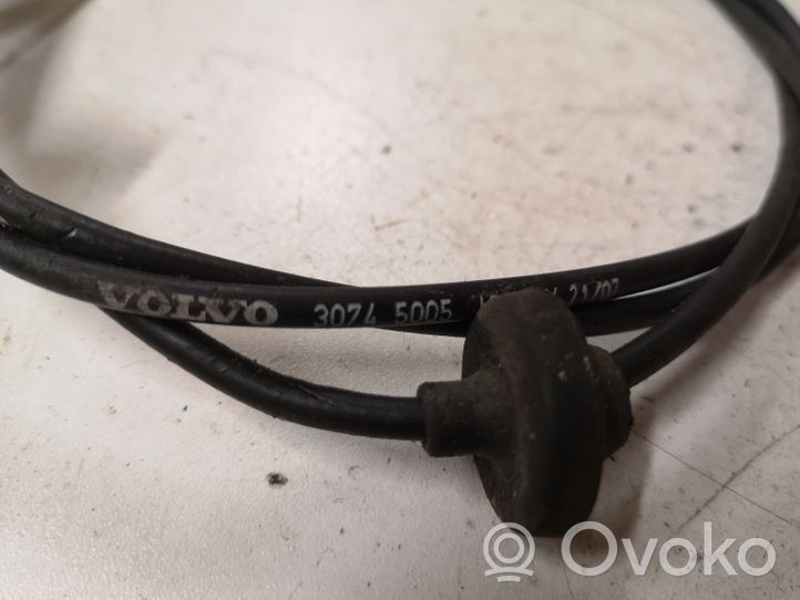 Volvo S40 Poignée, déverrouillage du capot moteur 30745005