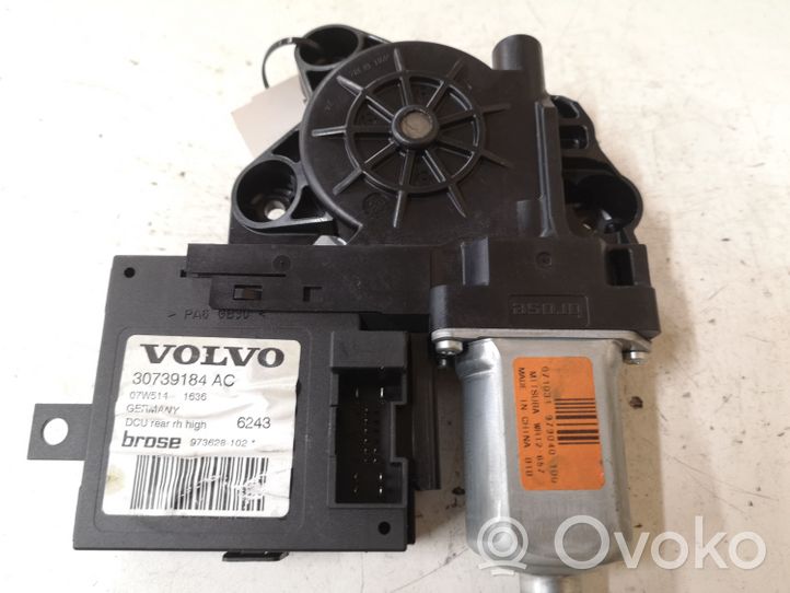 Volvo V50 Moteur de lève-vitre de porte arrière 30739184AC