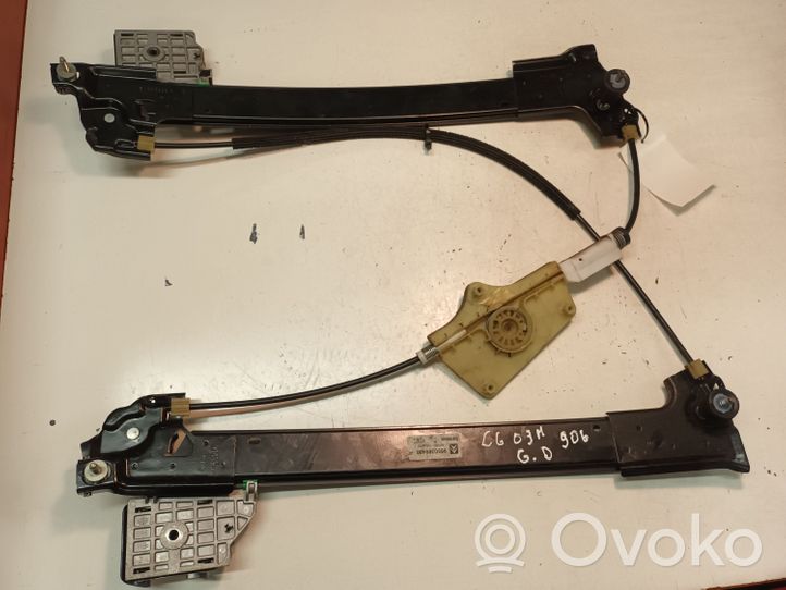 Citroen C6 Rear window lifting mechanism without motor 9650386480