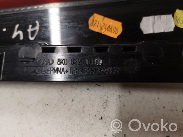 Audi A4 S4 B8 8K Moulures des vitres de la porte arrière 8K0839901