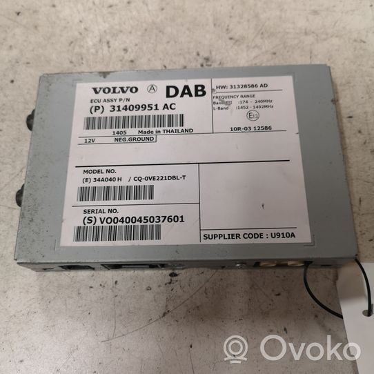 Volvo V40 Moduł / Sterownik anteny 31328586AD