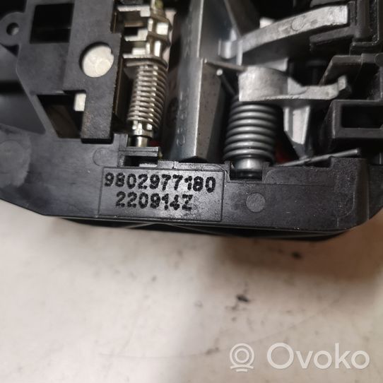 Citroen C4 Cactus Klamka zewnętrzna drzwi tylnych 9802977180