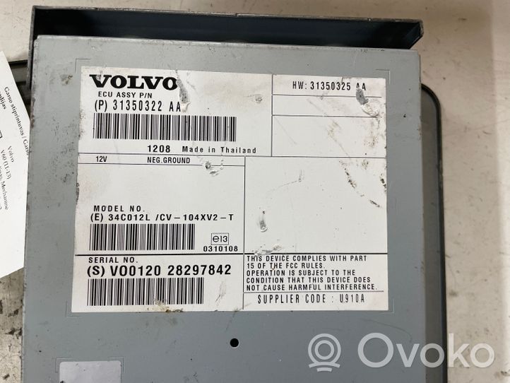 Volvo V60 Wzmacniacz audio 31350322AA