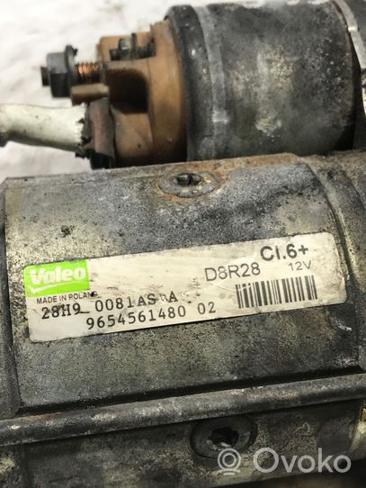 Citroen C6 Starter motor 9654561480