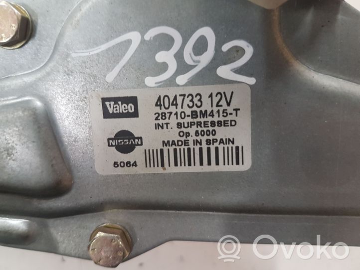 Nissan Almera N16 Takalasinpyyhkimen moottori 404733