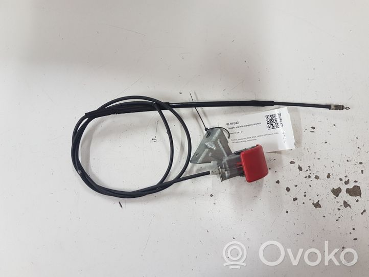 Volvo V50 Système poignée, câble pour serrure de capot 30753017