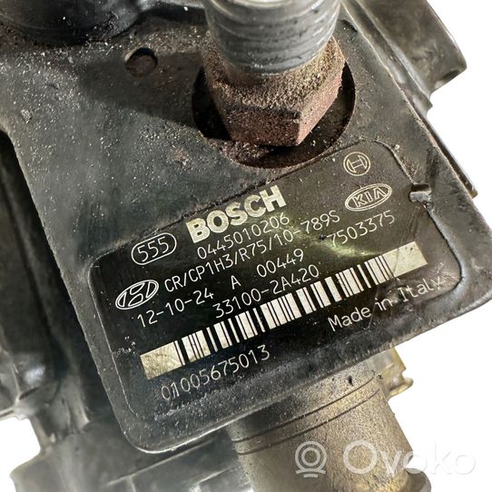 Hyundai i20 (PB PBT) Bomba de alta presión de inyección de combustible 331002A420