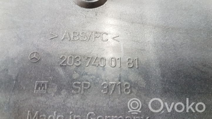 Mercedes-Benz C W203 Éclairage de plaque d'immatriculation 2037400181