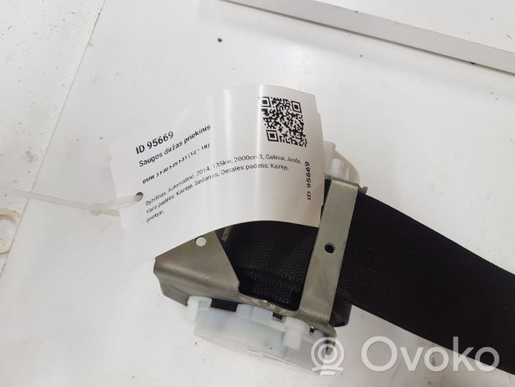 BMW 3 F30 F35 F31 Ceinture de sécurité avant 34078320