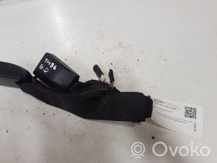 BMW 3 F30 F35 F31 Boucle de ceinture de sécurité arrière centrale 7266351