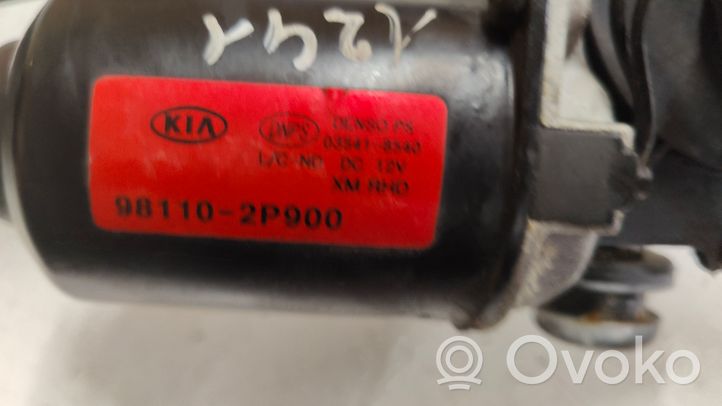 KIA Sorento Mechanizm i silniczek wycieraczek szyby przedniej / czołowej 2110220