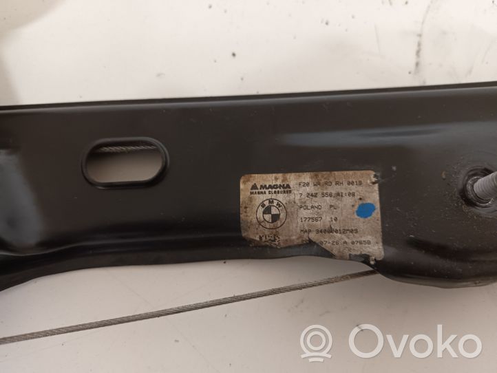 BMW 1 F20 F21 Elektryczny podnośnik szyby drzwi tylnych 7242556