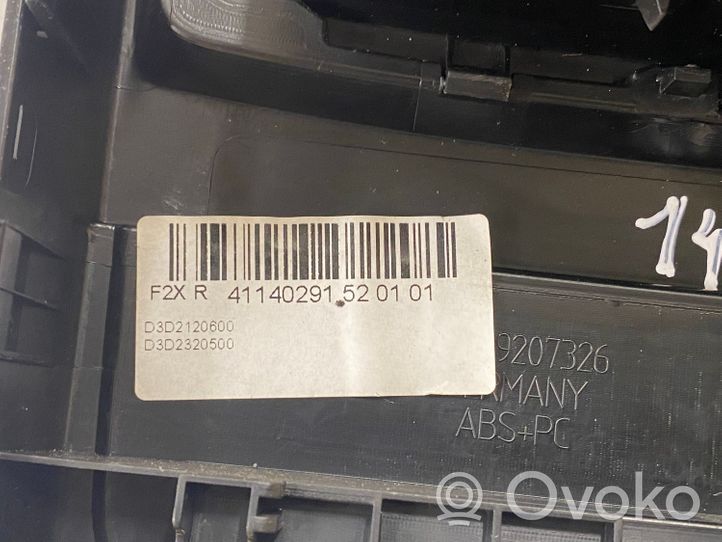 BMW 1 F20 F21 Consolle centrale del vano portaoggetti 9207326