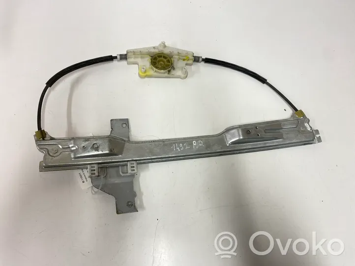 Citroen C4 I Mechanizm podnoszenia szyby przedniej bez silnika 9657133580