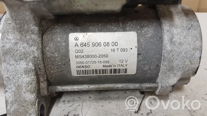 Mercedes-Benz A W176 Starter motor A6459060800