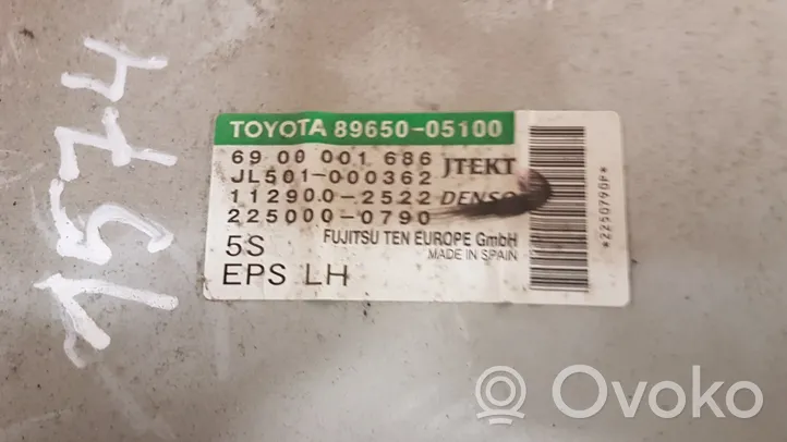 Toyota Avensis T270 Vairo stiprintuvo valdymo blokas 8965005100