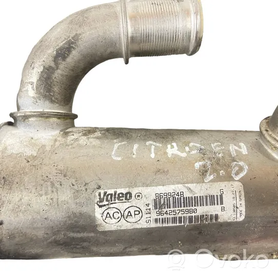 Citroen C5 EGR valve cooler 9642575980