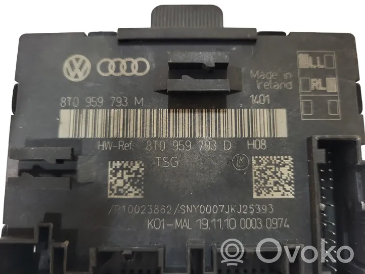 Audi A4 S4 B8 8K Oven ohjainlaite/moduuli 8T0959793D