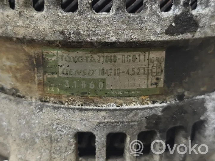 Toyota Auris 150 Alternator 270600G011