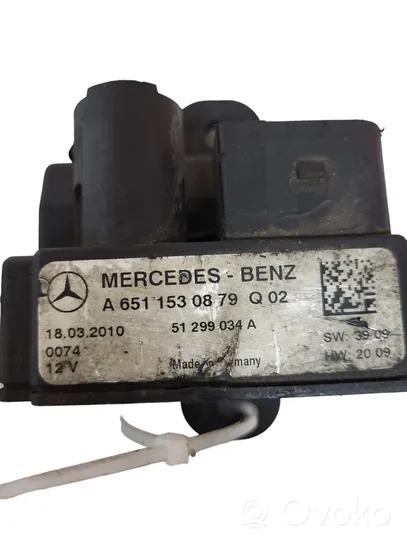 Mercedes-Benz Sprinter W906 Relè preriscaldamento candelette A6511530879Q02