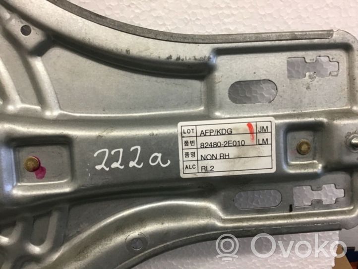 Hyundai Tucson JM Mécanisme de lève-vitre avec moteur 824602E000